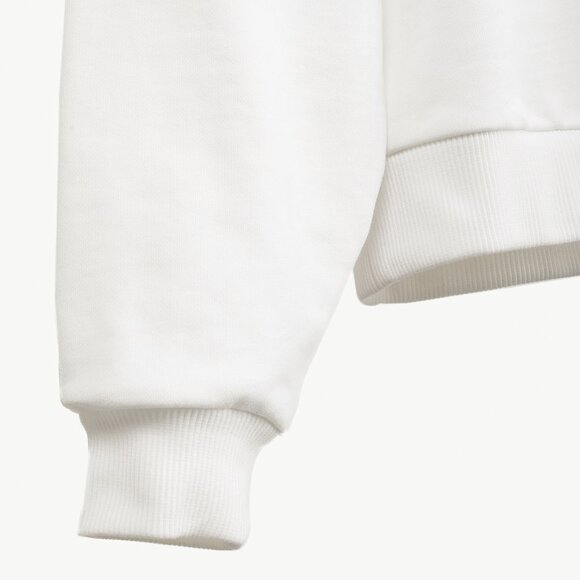 Balmain White Oversized Printed Logo Long Sleeve Sweatshirt - Picture 7 of 11